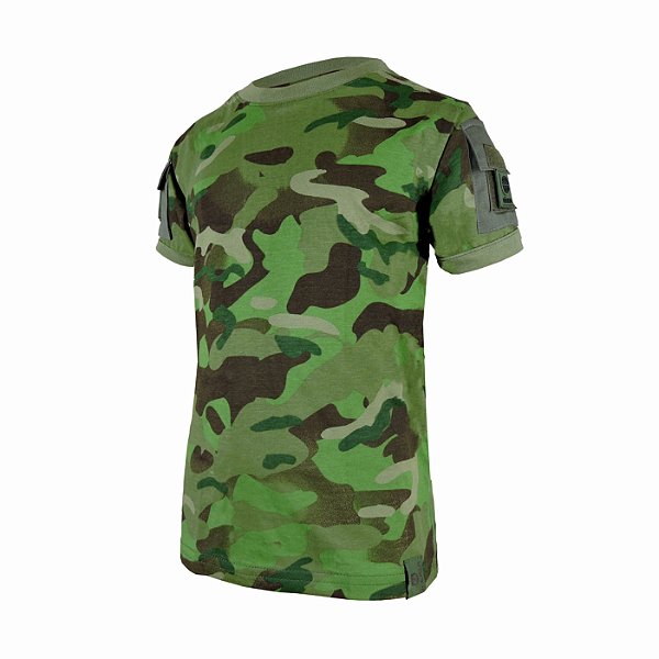 Camiseta Infantil Bélica - Ranger Kids Camuflada Tropic