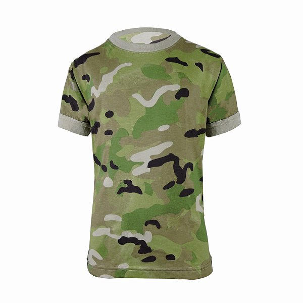 Camiseta Infantil Bélica - Soldier Kids Camuflada Multicam