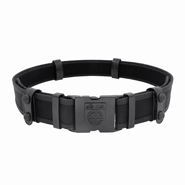 Cinto Tático Bélica (Fivela em Metal) - Preto