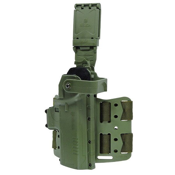 Coldre HAMMER PRO Bélica - Coxa - Verde