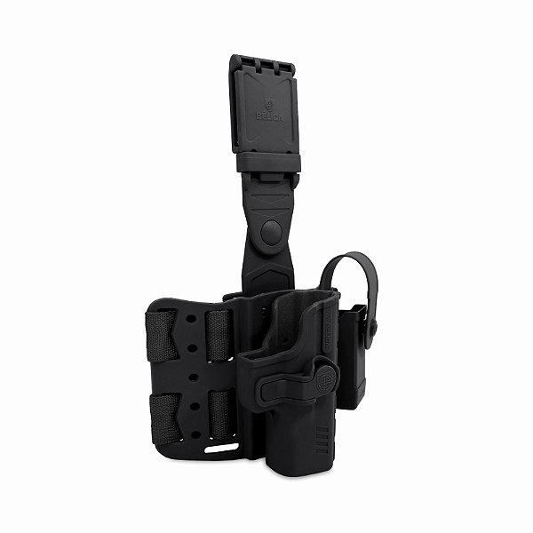 Coldre PRO SR Bélica - Coxa - Preto