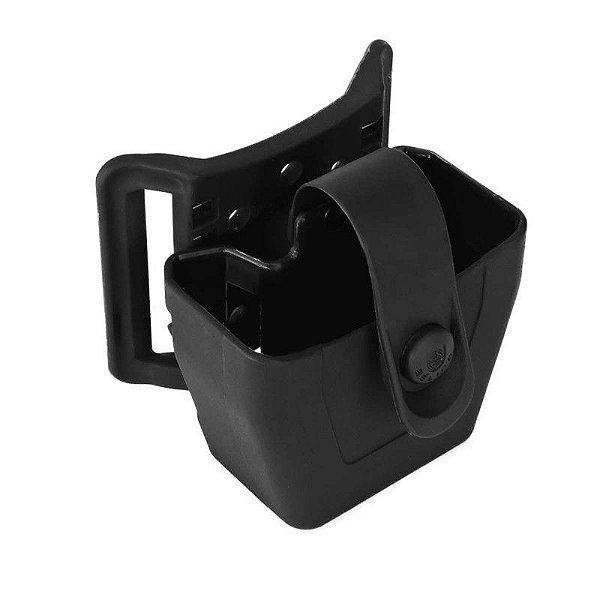 Porta Algema Bélica - Cintura/Passador Fixo - Preto