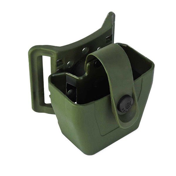 Porta Algema Bélica - Cintura/Passador Fixo - Verde