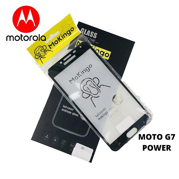 Película 3D Moto G7 Power (mínimo 3 peças)