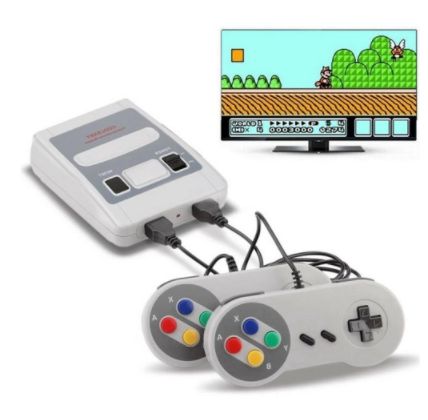 Mini Vídeo Game Console Retro 620 Jogos E 2 Controles - Limão Distribuidora