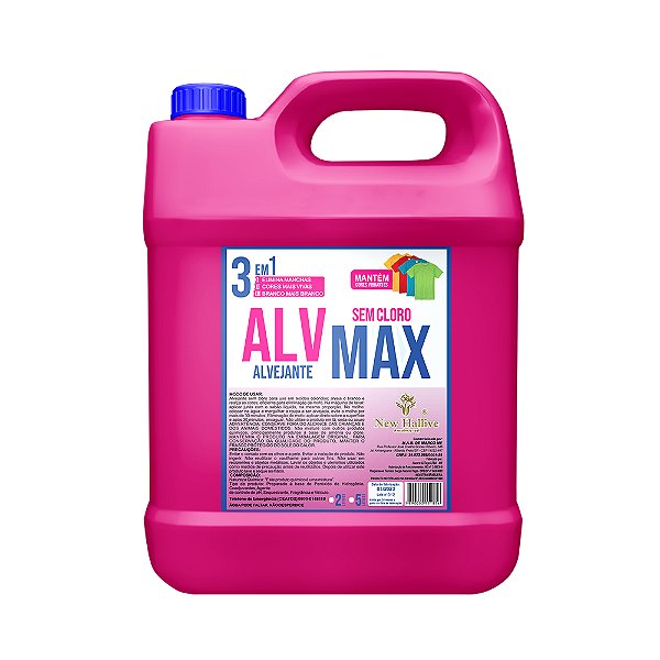 Alvejante Sem Cloro New Hallive Alvmax 5lt