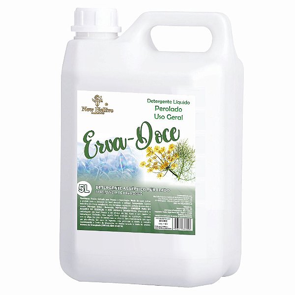 Higienizador Para as Mãos Líquido Asséptico Perolado Cremoso 5L - 1 Litro - 500ml