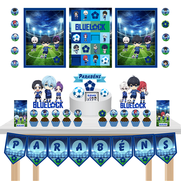 Kit Festa Fácil Kit Só Um Bolinho Blue Look Jogo Roblox Mêsversario Aniversário