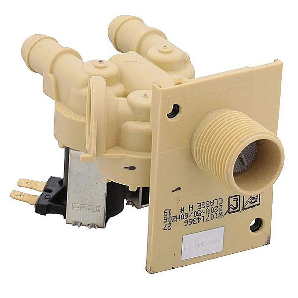 Válvula Solenoide 220Volt Lavadora Brastemp Consul W10685607