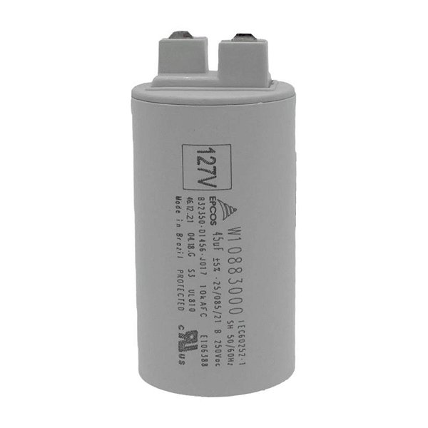 Capacitor 45 µf Lavadora Roupas Brastemp Consul W10819782