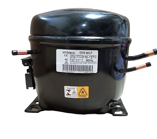 Compressor 110V R600a 1/4 EGYS 90CLP W10666797 Embraco
