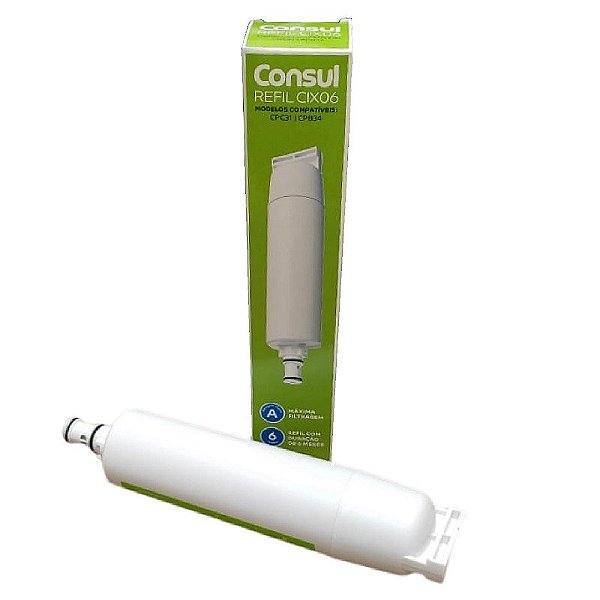 Refil Filtro Purificador Agua Consul CIX06 W11199342 Original