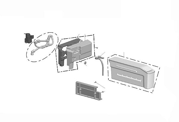 Ice Maker Geladeira Refrigerador BRN80A, BRO80A, BRV80A, Fabricador de Gelo 220 Volts Brastemp W11509193 Original Kit