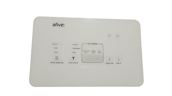 Placa de interface refrigerador Brastemp original W10887698