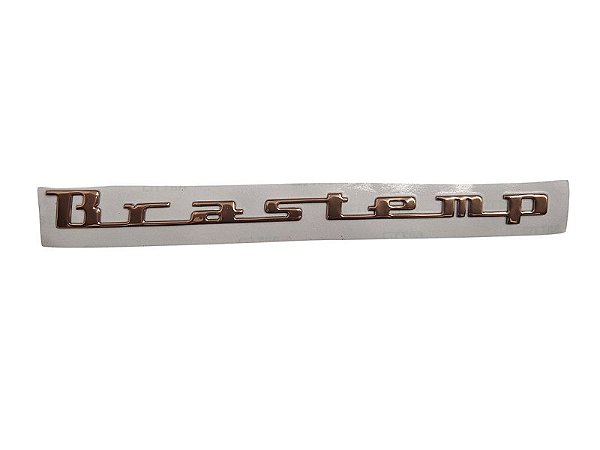 Emblema retro Brastemp cobre original