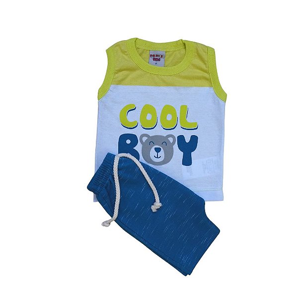 Conjunto Regata com Bermuda Moletinho
