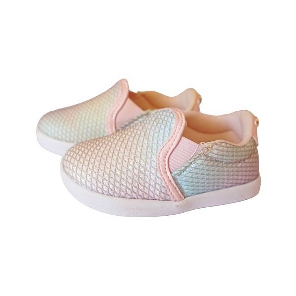 Sapato Feminino Branco Neon