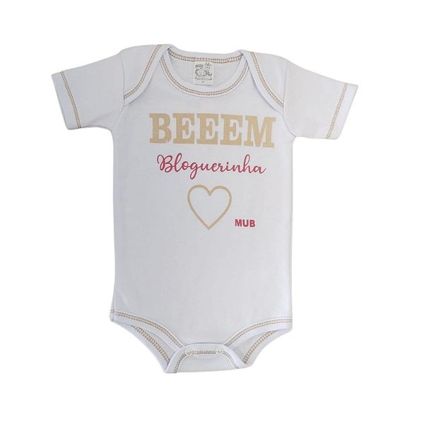 Body Branco "Beeem Bloguerinha"