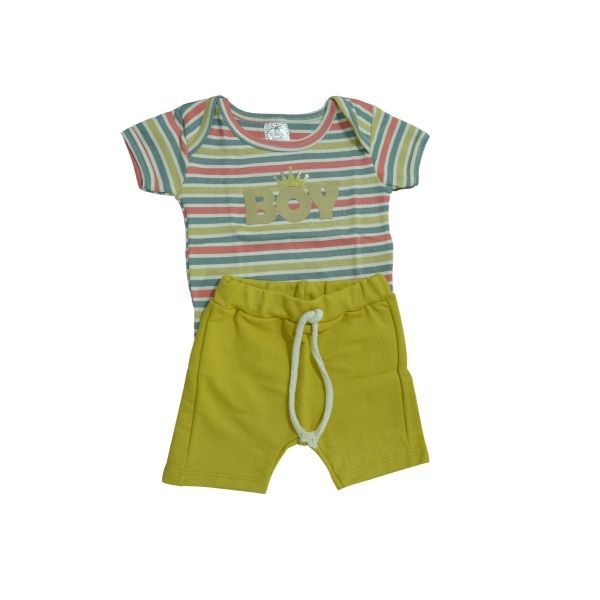 Conjunto "Boy" Body e Shorts