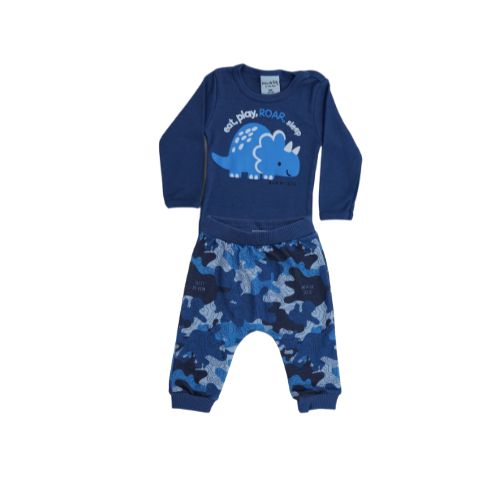 Conjunto Body e Calça Rinoceronte Azul