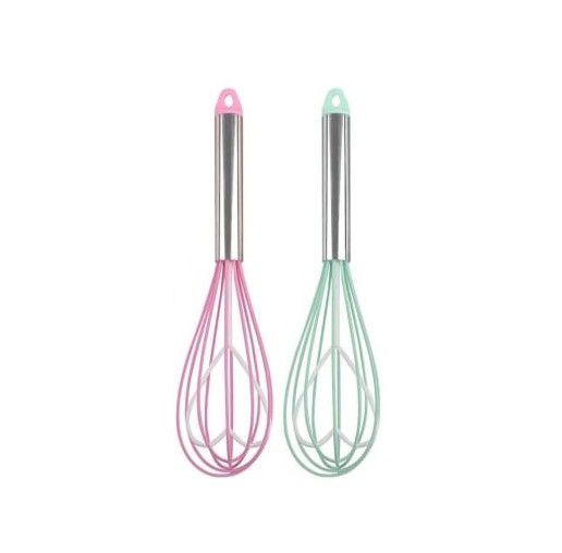 Batedor de clara silicone coração
