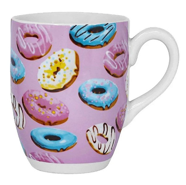 Caneca de Porcelana Donuts 350ml