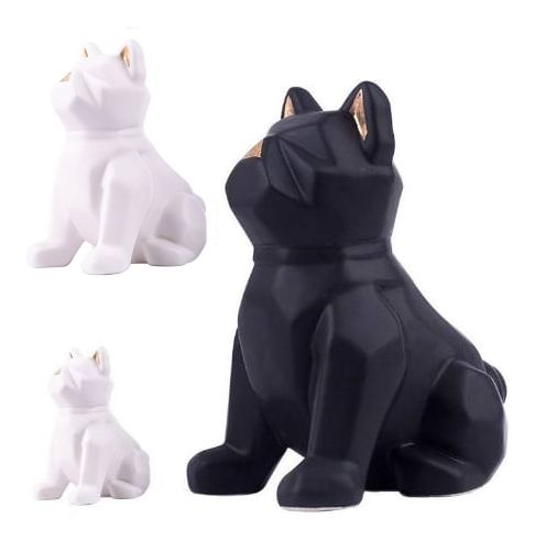 Enfeite Cerâmica Cachorro 14cm
