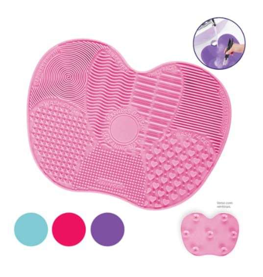 Esponja de silicone para limpeza de pincéis