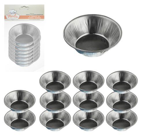 FORMA DE FLANDRES PARA EMPADA Nº1 COM 12 PEÇAS 2X5,1CM