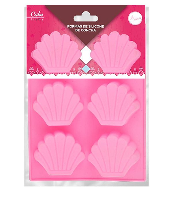 Forma de silicone de concha