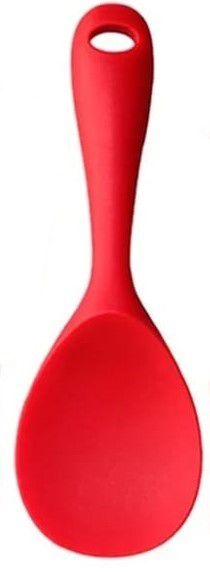 Colher p/ Servir de Silicone – vermelha