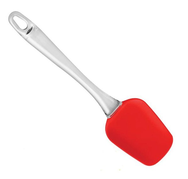 Espátula em Silicone c/ Cabo de Acrílico
