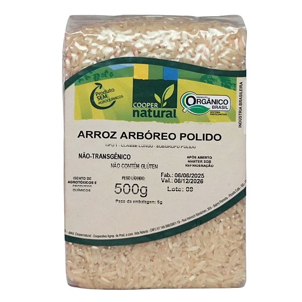 Arroz Arbóreo - Sem Glúten