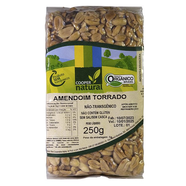 Amendoim Torrado 250g