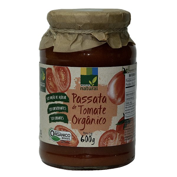 Passata de Tomate Orgânico 600gr