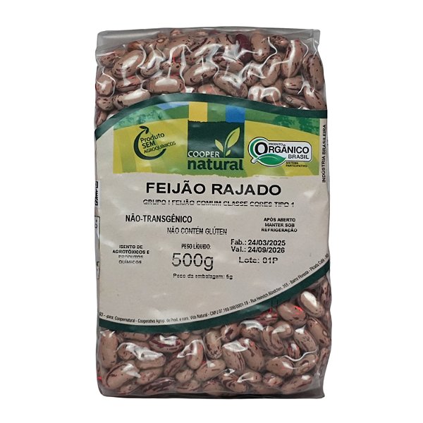 Feijão Rajado - Sem glúten