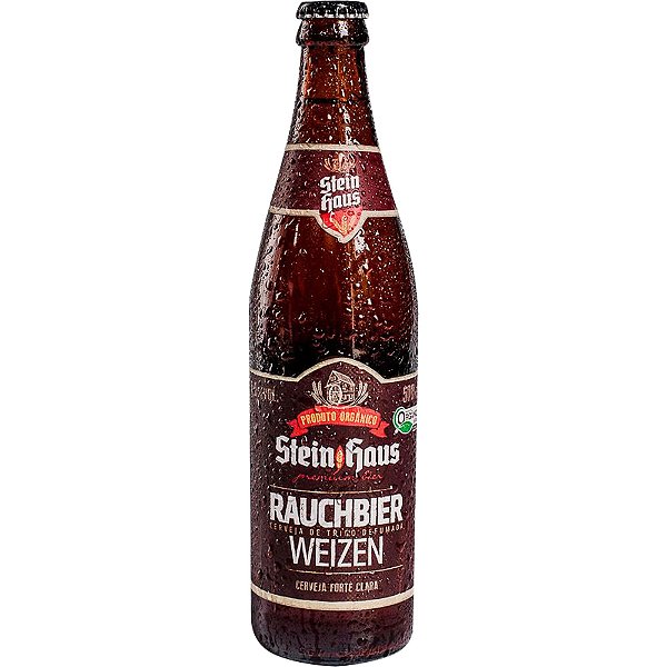 Cerveja Rauchbier Weizen 500ml (Cerveja Defumada de Trigo)