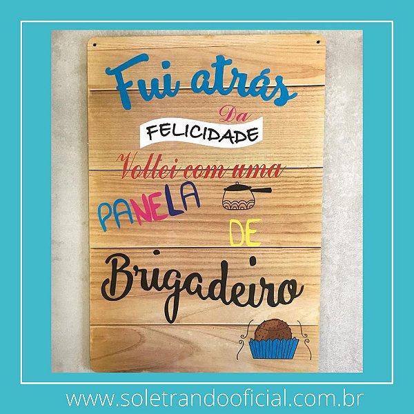 quadro ou placa decorativa personalizada