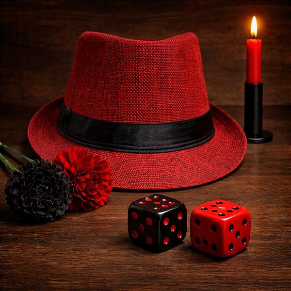 Chapéu Malandro Vermelho