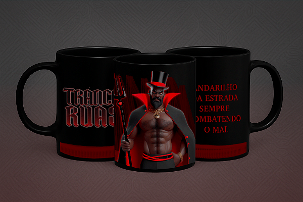Caneca Tranca Ruas - Preta