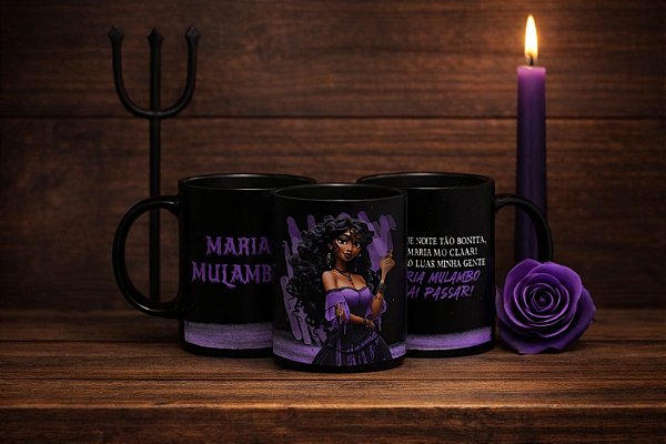 Caneca Maria Mulambo - Preta