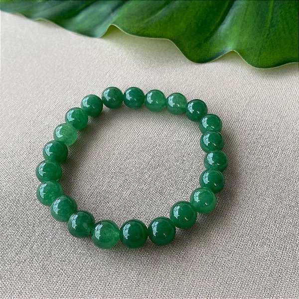 Pulseira Quartzo Verde - 8mm