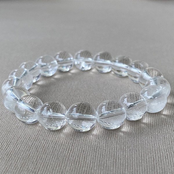 Pulseira Quartzo Transparente - 10mm