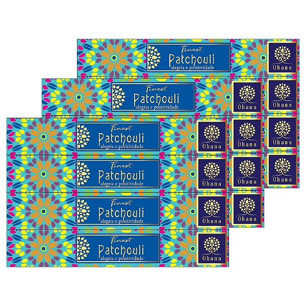 Incenso Ohana Finest – PATCHOULI – Alegria e Positividade