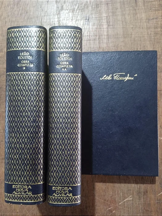 Obra Completa De Leao Tolstoi - 3 Volumes - Ed Nova Aguilar