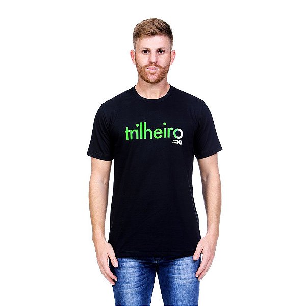 Camiseta Adulto ES TRILHEIRO Wide Open - Preto