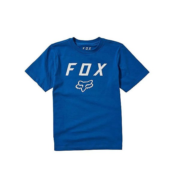Camiseta Fox Infantil Legacy Moth SS Azul