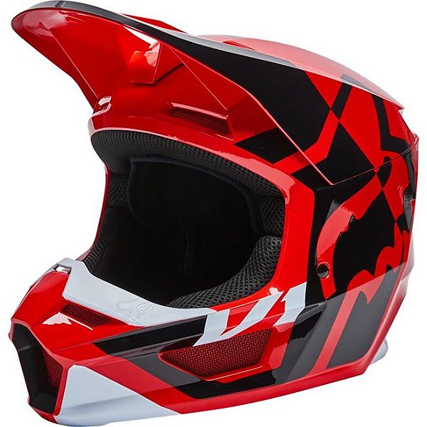 Capacete Fox V1 MIPS Lux Vermelho