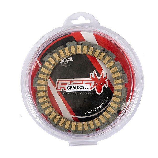 Kit Discos de Embreagem Hi-Sinterizado CRF250F Red Dragon (6 Discos)
