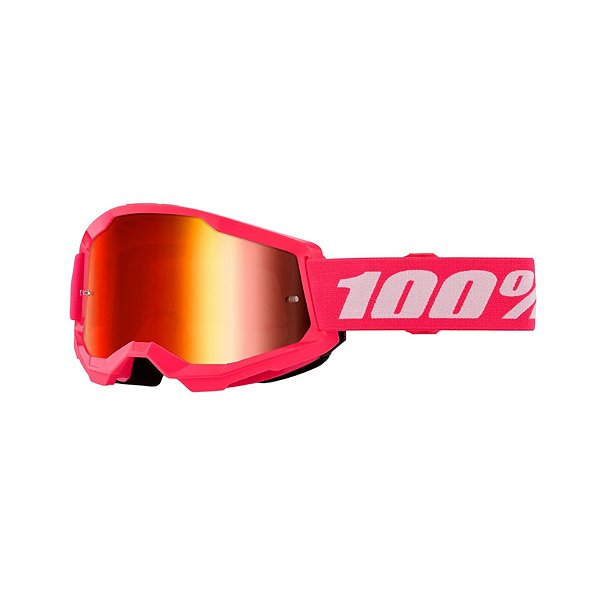 Óculos 100% Strata 2 Espelhado Pink
